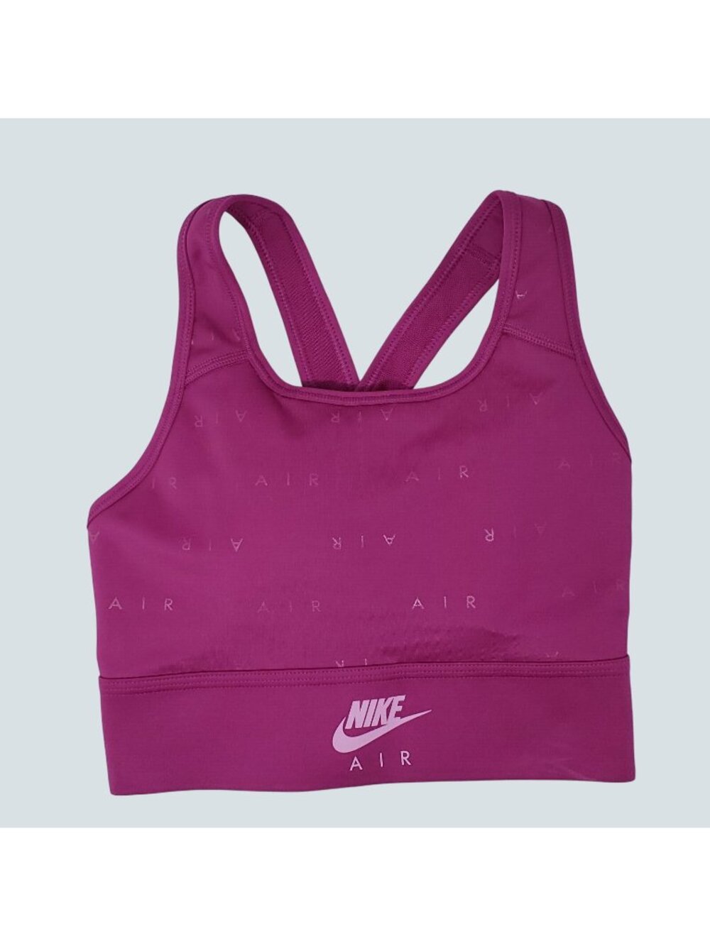 Nike Air  Sports Bra Compression Dri Fit  Support Swoosh Gym Run Size XS